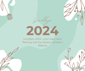 Farewell to 2024